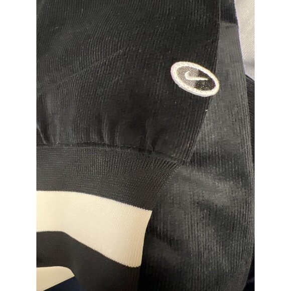 NEW! Nike Men's Swoosh High Corduroy Bomber Jacket Wolf Grey Black Size Large - Picture 9 of 11